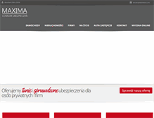 Tablet Screenshot of maximacu.pl